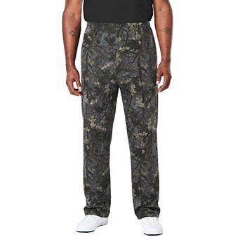 KingSize Men's Big & Tall Lightweight Jersey Open-Bottom Sweatpants