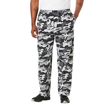 KingSize Men's Big & Tall Lightweight Jersey Open-Bottom Sweatpants