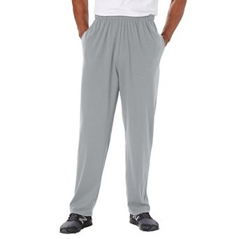 KingSize Men's Big & Tall Lightweight Jersey Open-Bottom Sweatpants