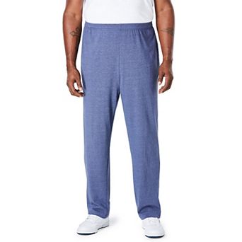 KingSize Men's Big & Tall Lightweight Jersey Open-Bottom Sweatpants