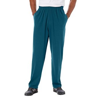 KingSize Men's Big & Tall Lightweight Jersey Open-Bottom Sweatpants