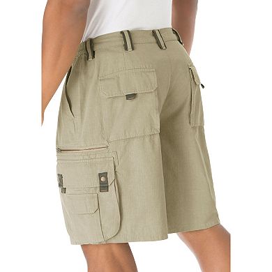 Boulder Creek by KingSize Men's Big & Tall Ripstop Cargo Shorts