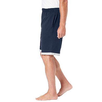 KingSize Men's Big & Tall Hang-Down Lightweight Jersey Shorts