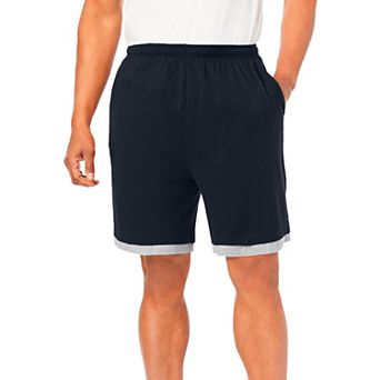 KingSize Men's Big & Tall Hang-Down Lightweight Jersey Shorts