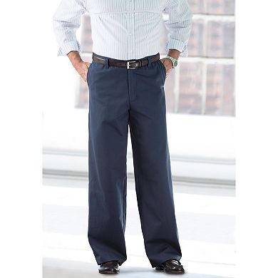 KingSize Men's Big & Tall Wide Leg Wrinkle Free Expandable Waist Pant