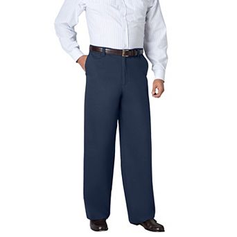 KingSize Men's Big & Tall Wide Leg Wrinkle Free Expandable Waist Pant