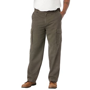 Boulder Creek by KingSize Men's Big & Tall Renegade Side-Elastic Waist Cargo Pants