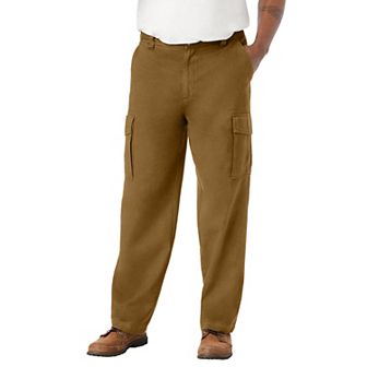 Boulder Creek by KingSize Men's Big & Tall Renegade Side-Elastic Waist Cargo Pants