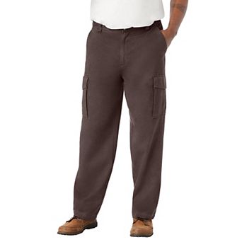 Boulder Creek by KingSize Men's Big & Tall Renegade Side-Elastic Waist Cargo Pants