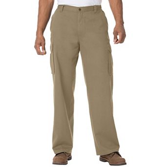 Boulder Creek by KingSize Men's Big & Tall Renegade Side-Elastic Waist Cargo Pants