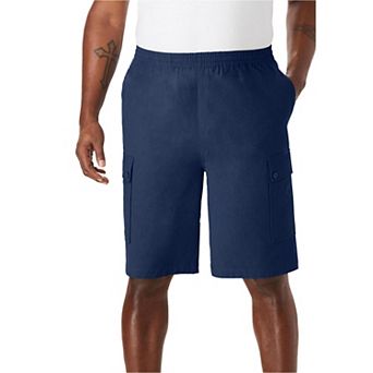 KingSize Men's Big & Tall Full Elastic Waist Gauze Cargo Shorts