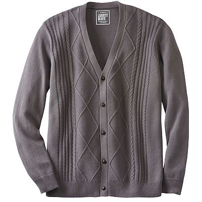 KingSize Men s Big Tall Shoreman s Cardigan Cable Knit Sweater