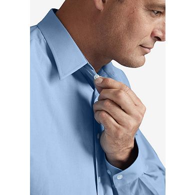 KingSize Men's Big & Tall Wrinkle-Free Button-Down Collar Dress Shirt