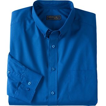 KingSize Men's Big & Tall Wrinkle-Free Button-Down Collar Dress Shirt
