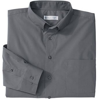 KingSize Men's Big & Tall Wrinkle-Free Button-Down Collar Dress Shirt