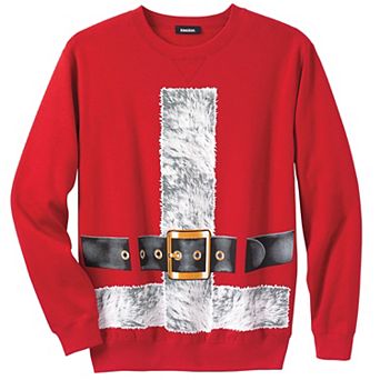 KingSize Men's Big & Tall Graphic Fleece Sweatshirt