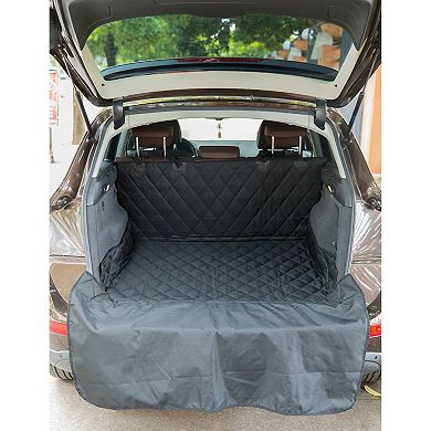 SUV Pet Cargo Liner Trunk Cover Waterproof Non-Slip Washable Material, Extra Long Size Universal Fit