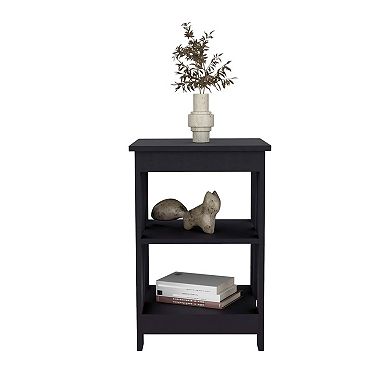 Taylor 3-Tier End Table/Nightstand, Side Table for Small Space