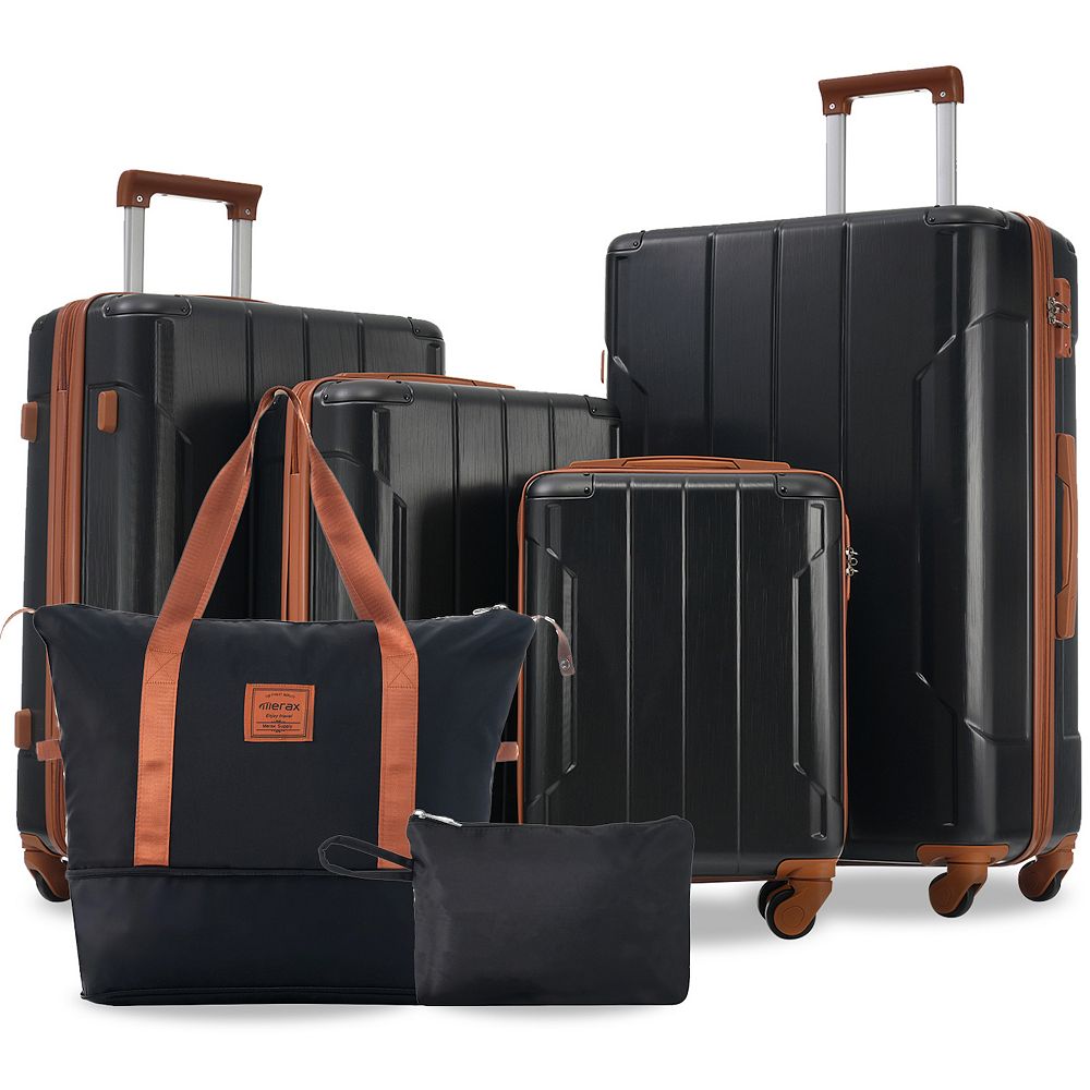 Merax Hardshell Luggage Sets 6 Piece Suitcase Set