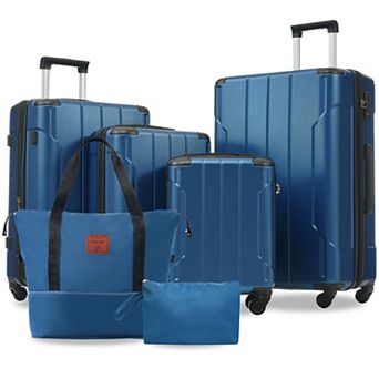 Merax Hardshell Luggage Sets 6 pc Suitcase Set