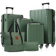 Merax 6-Piece ABS Hardshell Luggage Set - Lightweight & Durable