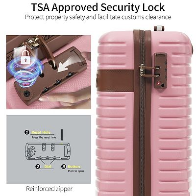 Merax Luggage Sets 3 Piece Carry On Luggage