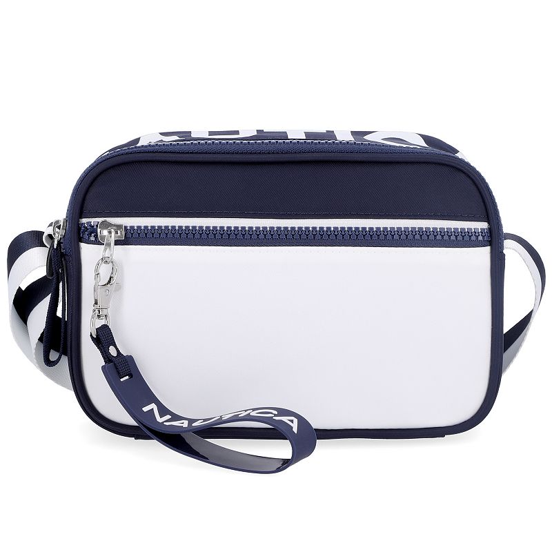 Nautica Meridian Crossbody Unique Descriptor Bag, Navy White