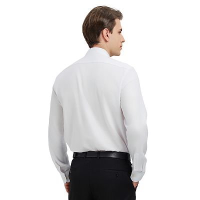 Men's Bespoke Slim-Fit Textured Twill Dress Shirt Men's Bespoke Slim-Fit Textured Twill Dress Shirt