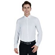 slim fit dress slacks Van Heusen Mens Regular Fit Flex Collar Dress Shirt , Size Large – Vanessa  Jane main image 0