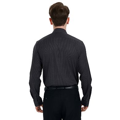 Men's Bespoke Slim-Fit Wrinkle Free Performance Dress Shirt