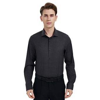 Men's Bespoke Slim-Fit Wrinkle Free Performance Dress Shirt