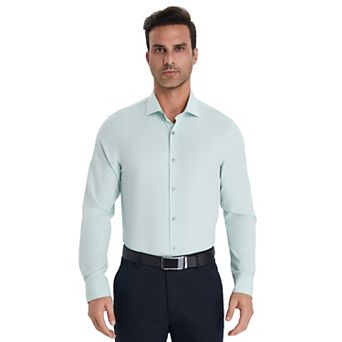 Men's Bespoke Slim-Fit Wrinkle Free Performance Dress Shirt