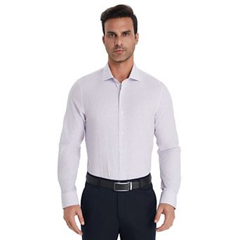 Men's Bespoke Slim-Fit Wrinkle Free Performance Dress Shirt
