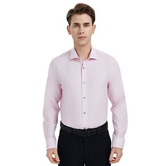 Men's Bespoke Slim-Fit Wrinkle Free Performance Dress Shirt