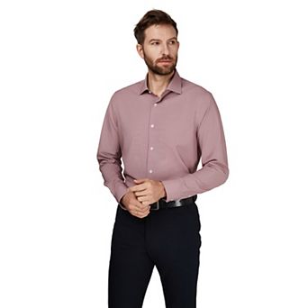 Men's Bespoke Slim-Fit Wrinkle Free Performance Dress Shirt