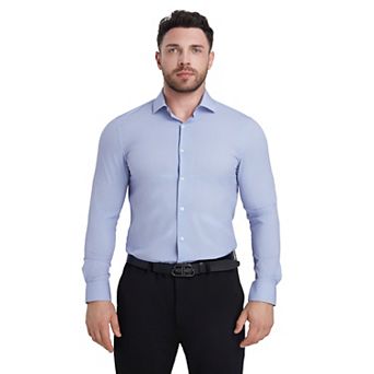 Men's Bespoke Slim-Fit Wrinkle Free Performance Dress Shirt