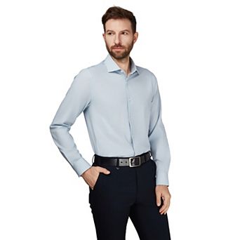 Men's Bespoke Slim-Fit Wrinkle Free Performance Dress Shirt