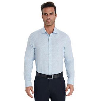 Men's Bespoke Slim-Fit Wrinkle Free Performance Dress Shirt