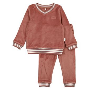 Velour Varsity PJ - Baby Girls