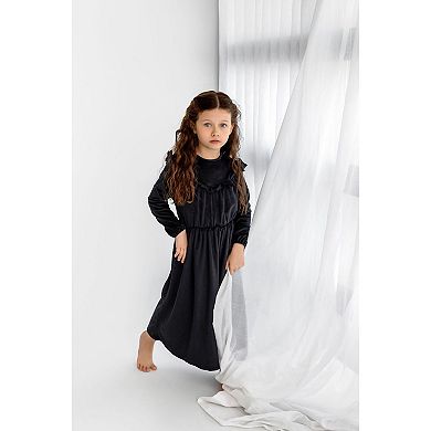 Velour Ruffle Maxi - Big Girls