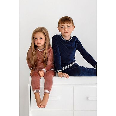 Velour Varsity PJ - Big Girls