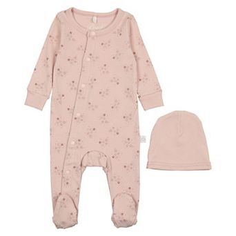 Star Print Footie - Baby Girls