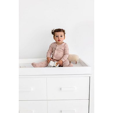 Star Print Footie - Baby Girls