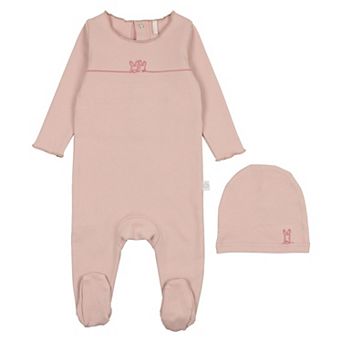 Bunny Graphic Footie - Baby Girls