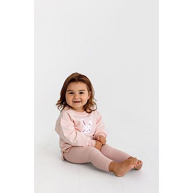 Bunny Sherpa Set - Baby Girls