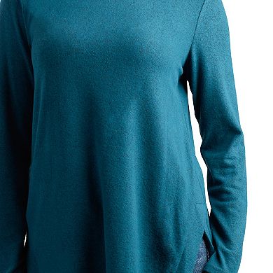Women's AGB Long Sleeve Split Hem Tunic