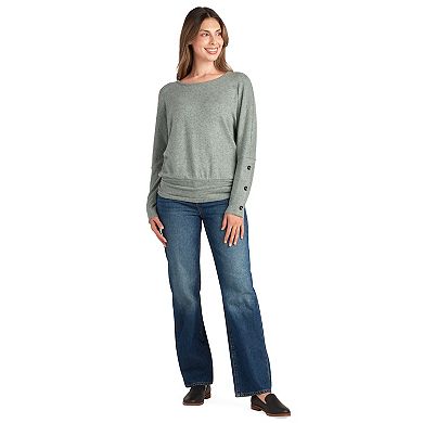 Women's AGB Long Sleeve Band Bottom Top