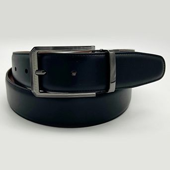 Men's Sonoma Goods For Life® Classic Reversible Belt with Brushed Silver Carbon Buckle