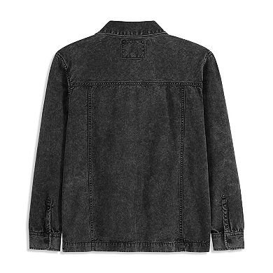 Men's Hurley Washed Canvas Button Down Jacket