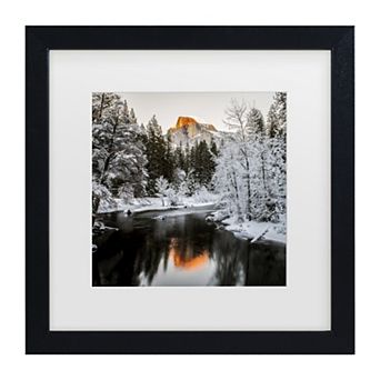 David H Yang The Last Sunshine Black Matted Framed Wall Art